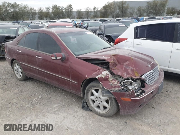 2003 Mercedes-Benz C 230/260/280/320 with VIN WDBRF64J83E011460, listed as a Copart auction lot 41896475 with 144,688 mi miles and Non Repairable. Bid and sale history available at DreamBid. Image 4.