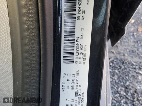 2008 Chrysler Sebring with VIN 1C3LD66M98N145894, listed as a Copart auction lot 86832124 with 85,219 mi miles and Clean Title. Bid and sale history available at DreamBid. Image 12.