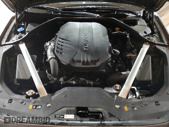 2023 Genesis G70 3.3T with VIN KMTG54TE7PU121577, listed as a Copart auction lot 78429434 with 15,343 mi miles and Salvage Title. Bid and sale history available at DreamBid. Image 11.