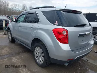2010 Chevrolet Equinox LT w/2LT with VIN 2CNFLPEY6A6245981, listed as a IAAI auction lot 41878343 with 206,832 mi miles. Bid and sale history available at carsss.com. Image 3.