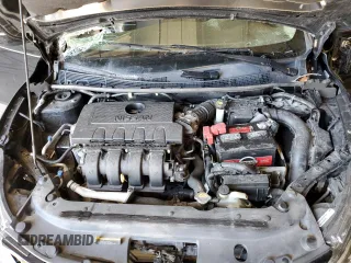 2017 Nissan Sentra S with VIN 3N1AB7AP9HY279584, listed as a Copart auction lot 47652215 with 53,881 mi miles and Salvage Title. Bid and sale history available at carsss.com. Image 12.
