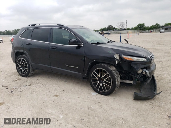 2017 Jeep Cherokee Latitude with VIN 1C4PJLCB6HW516284, listed as a Copart auction lot 51610205 with 171,081 mi miles and Salvage Title. Bid and sale history available at carsss.com. Image 4.