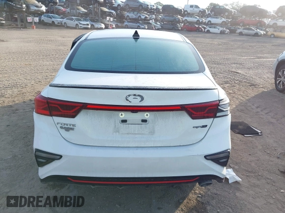 2020 Kia Forte GT-Line with VIN 3KPF34AD8LE251922, listed as a IAAI auction lot 41885015 with 56,505 mi miles. Bid and sale history available at carsss.com. Image 16.