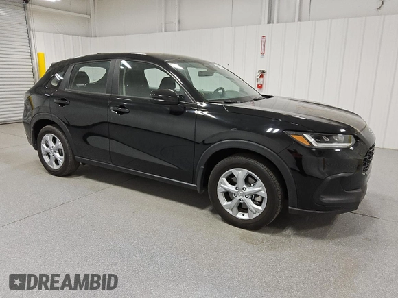 2024 Honda HR-V LX with VIN 3CZRZ1H34RM759966, listed as a Copart auction lot 59620535 with 23,152 mi miles and Clean title. Bid and sale history available at DreamBid. Image 4.