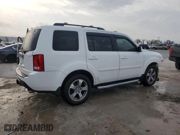 2012 Honda Pilot EX-L with VIN 5FNYF3H53CB033826, listed as a Copart auction lot 47362605 with 111,710 mi miles and Salvage Title. Bid and sale history available at DreamBid. Image 3.