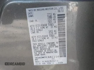 2015 Nissan Pathfinder Platinum с VIN 5N1AR2MM7FC682154, выставлен на аукционе IAAI как лот 41754633 с пробегом 134 866 миль миль и . История ставок и продаж доступна на DreamBid. Изображение 9.