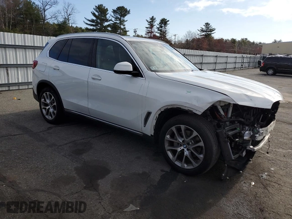 2020 BMW X5 xDrive40i with VIN 5UXCR6C04L9B36134, listed as a Copart auction lot 52220665 with 51,285 mi miles and Salvage title. Bid and sale history available at DreamBid. Image 4.