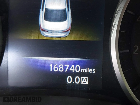 2015 Infiniti Q50 Premium with VIN JN1BV7AP9FM333610, listed as a IAAI auction lot 42029779 with 168,740 mi miles. Bid and sale history available at carsss.com. Image 15.