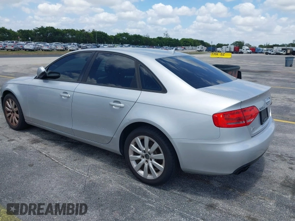 2012 Audi A4 2.0T Premium with VIN WAUAFAFLXCN001039, listed as a IAAI auction lot 42132814 with 158,413 mi miles. Bid and sale history available at carsss.com. Image 3.