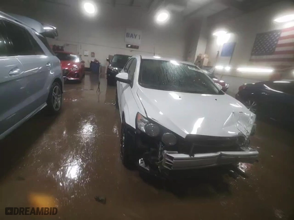2014 Chevrolet Sonic LT with VIN 1G1JC5SH4E4145398, listed as a Copart auction lot 48218045 with 58,585 mi miles and Salvage Title. Bid and sale history available at carsss.com. Image 13.