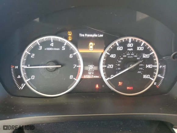2019 Acura ILX w/Premium Pkg with VIN 19UDE2F77KA015435, listed as a Copart auction lot 51158335 with 72,517 mi miles and Clean Title. Bid and sale history available at carsss.com. Image 9.