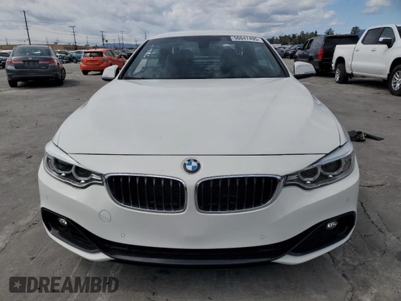 2016 BMW 4 Series 428i with VIN WBA3V7C5XG5A27315, listed as a Copart auction lot 50847495 with Not provided miles and Salvage title. Bid and sale history available at DreamBid. Image 5.