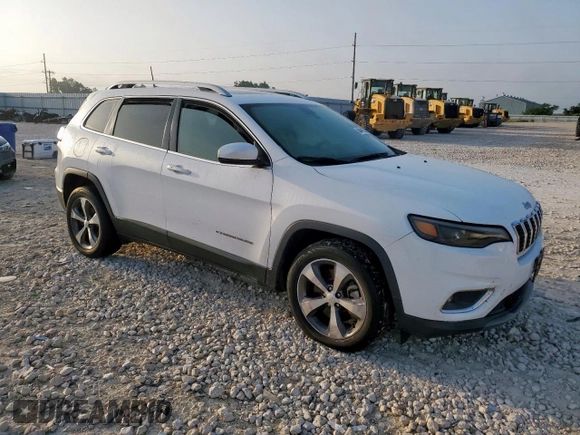 2019 Jeep Cherokee Limited with VIN 1C4PJLDN4KD193381, listed as a Copart auction lot 59440195 with 93,686 mi miles and Salvage title. Bid and sale history available at DreamBid. Image 4.