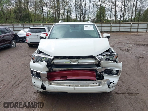 2018 Toyota 4Runner SR5 with VIN JTEBU5JR6J5556143, listed as a IAAI auction lot 42012478 with 87,394 mi miles and . Bid and sale history available at carsss.com. Image 12.