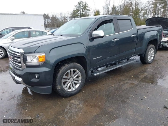 2017 GMC Canyon 4WD SLT with VIN 1GTG6DEN7H1220640, listed as a IAAI auction lot 41737367 with 58,513 mi miles. Bid and sale history available at carsss.com. Image 2.
