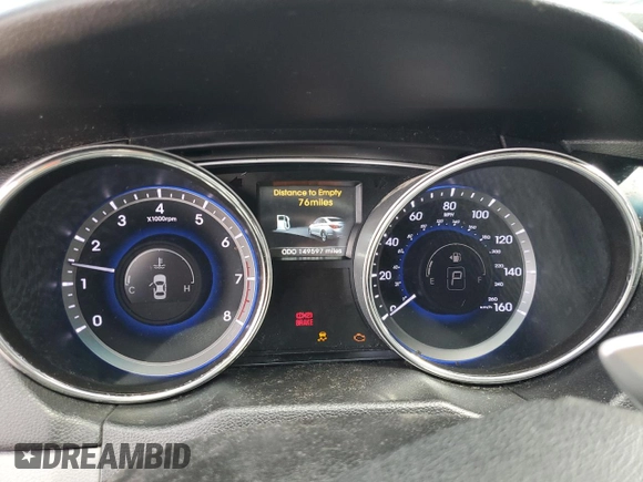 2014 Hyundai Sonata Limited with VIN 5NPEC4AB5EH827118, listed as a Copart auction lot 71737274 with 149,597 mi miles and Salvage Title. Bid and sale history available at DreamBid. Image 9.