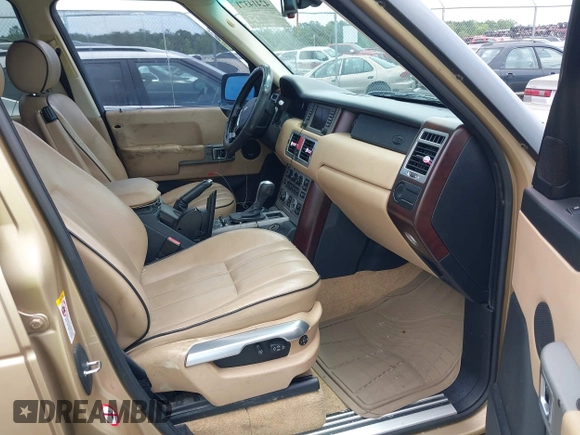 2004 Land Rover Range Rover HSE with VIN SALME114X4A163077, listed as a IAAI auction lot 42414371 with 190,519 mi miles and . Bid and sale history available at DreamBid. Image 5.