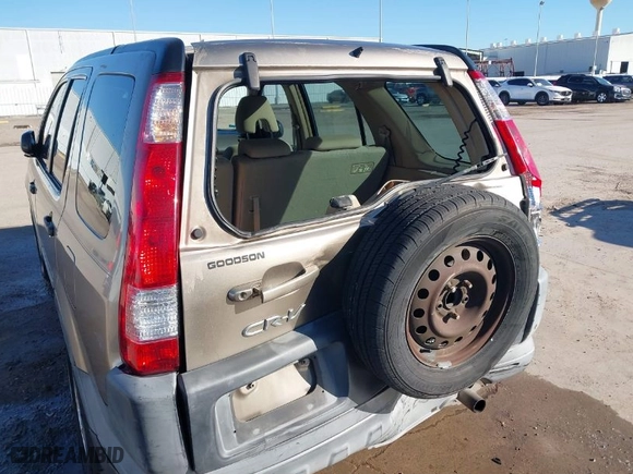 2006 Honda CR-V LX with VIN SHSRD68576U409145, listed as a IAAI auction lot 41267327 with 168,081 mi miles. Bid and sale history available at carsss.com. Image 6.