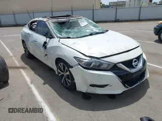 2016 Nissan Maxima SV z VIN 1N4AA6AP2GC437206, wystawiony jako IAAI lot #42082780 z przebiegiem Nie podano mil oraz . Historia ofert i sprzedaży dostępna na DreamBid. Obrazek 1.