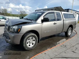 2007 Nissan Titan SE with VIN 1N6BA06B67N242574, listed as a Copart auction lot 52394485 with 124,883 mi miles and Salvage title. Bid and sale history available at DreamBid. Image 1.