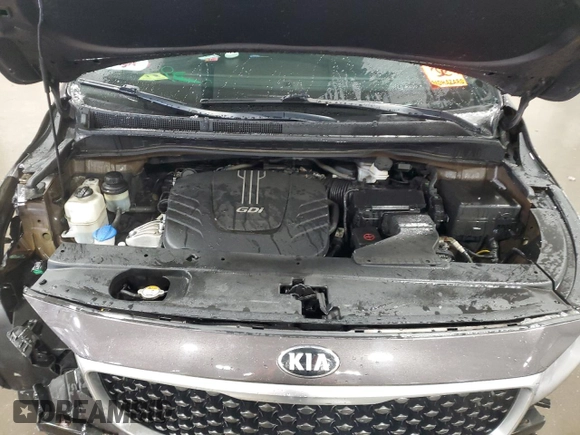 2016 Kia Sedona EX with VIN KNDMC5C13G6121851, listed as a Copart auction lot 46117965 with 165,553 mi miles and Salvage Title. Bid and sale history available at carsss.com. Image 12.