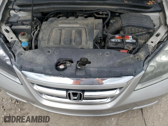 2005 Honda Odyssey EX-L with VIN 5FNRL38705B027709, listed as a Copart auction lot 55569185 with 204,295 mi miles and Clean Title. Bid and sale history available at DreamBid. Image 12.
