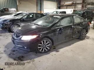 2014 Honda Civic Sedan EX-L with VIN 19XFB2F91EE067310, listed as a Copart auction lot 46038635 with 83,862 mi miles and Salvage Title. Bid and sale history available at carsss.com. Image 1.