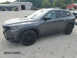 2025 Mazda CX-50 S Select with VIN 7MMVABAM5SN324423, listed as a Copart auction lot 57558495 with 3,121 mi miles and Salvage title. Bid and sale history available at DreamBid. Image 1.