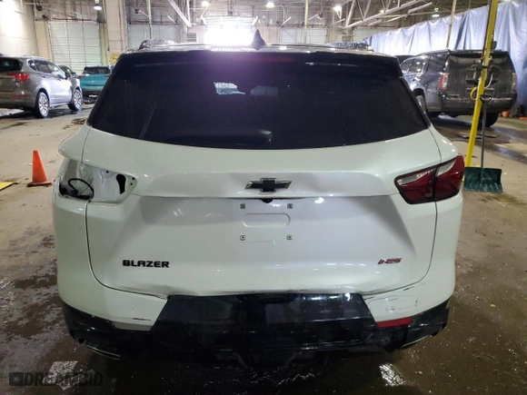 2022 Chevrolet Blazer RS with VIN 3GNKBERS8NS223740, listed as a Copart auction lot 45406235 with 20,410 mi miles and Non Repairable. Bid and sale history available at carsss.com. Image 6.