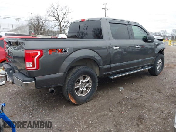 2015 Ford F-150 XLT with VIN 1FTEW1EG7FKE80275, listed as a IAAI auction lot 41721445 with 145,284 mi miles. Bid and sale history available at carsss.com. Image 4.