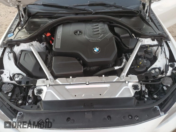 2024 BMW 4 Series 430i with VIN WBA23AT04RCP28351, listed as a Copart auction lot 83340604 with Not provided miles and Salvage title. Bid and sale history available at DreamBid. Image 11.