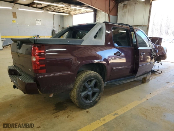 2007 Chevrolet Avalanche LTZ with VIN 3GNFK12347G224841, listed as a Copart auction lot 48262075 with 0 mi miles and Salvage Title. Bid and sale history available at carsss.com. Image 3.