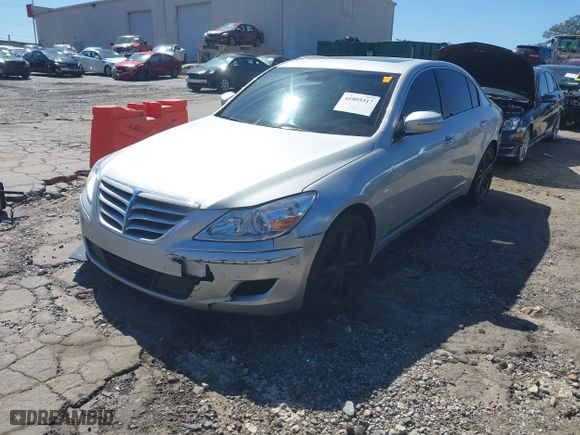 2011 Hyundai Genesis with VIN KMHGC4DF4BU128969, listed as a IAAI auction lot 41805517 with 108,353 mi miles. Bid and sale history available at carsss.com. Image 18.