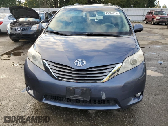2014 Toyota Sienna XLE with VIN 5TDYK3DC6ES446435, listed as a Copart auction lot 85085274 with 0 mi miles and Salvage Title. Bid and sale history available at carsss.com. Image 5.