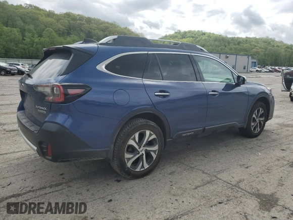 2020 Subaru Outback Touring with VIN 4S4BTAPC0L3138755, listed as a Copart auction lot 56010415 with 105,571 mi miles and Salvage title. Bid and sale history available at DreamBid. Image 3.