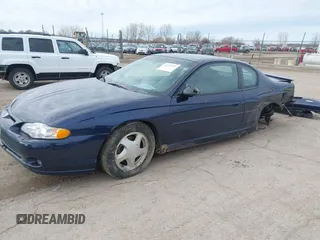 2001 Chevrolet Monte Carlo SS with VIN 2G1WX15K519292279, listed as a IAAI auction lot 41537531 with 104,031 mi miles. Bid and sale history available at carsss.com. Image 2.
