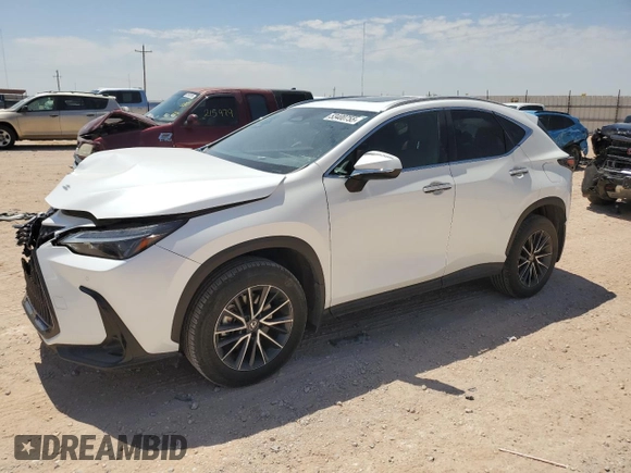 2022 Lexus NX 350h Premium с VIN 2T2GKCEZ5NC005754, выставлен на аукционе Copart как лот 53400755 с пробегом 29 439 миль миль и Списание • Salvage title. История ставок и продаж доступна на DreamBid. Изображение 1.