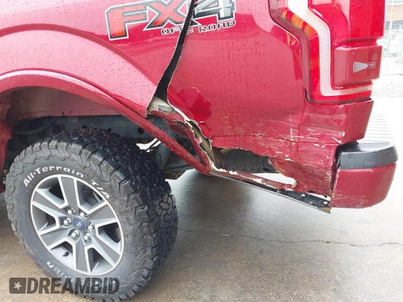 2015 Ford F-150 XLT with VIN 1FTEW1EF4FFD01545, listed as a IAAI auction lot 42355249 with 166,958 mi miles and . Bid and sale history available at DreamBid. Image 17.