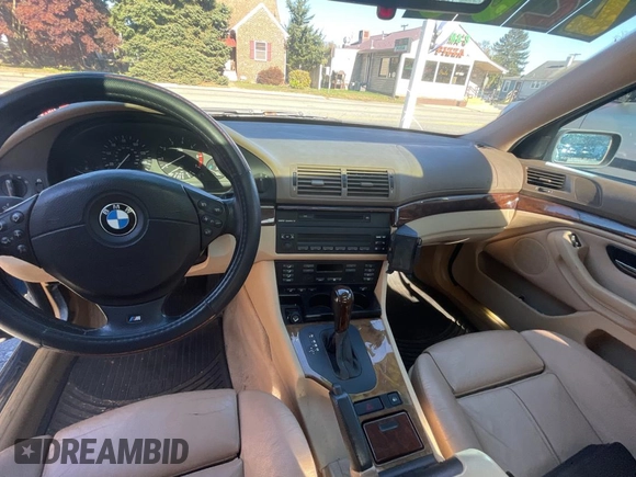 2001 BMW 5 Series 540iA with VIN WBADN63481GM70805, listed as a Copart auction lot 80266674 with 116,000 mi miles and Clean Title. Bid and sale history available at carsss.com. Image 9.