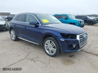 2018 Audi Q5 Prestige with VIN WA1CNAFY2J2062744, listed as a IAAI auction lot 41401459 with 126,097 mi miles. Bid and sale history available at carsss.com. Image 1.