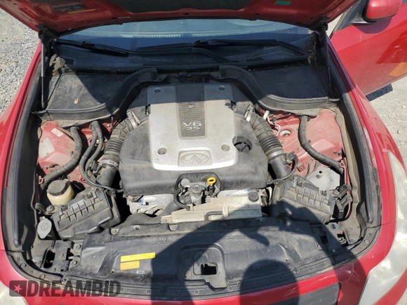 2008 Infiniti G35 Sedan Journey with VIN JNKBV61E18M204946, listed as a Copart auction lot 54558045 with 162,065 mi miles and Salvage Title. Bid and sale history available at carsss.com. Image 11.