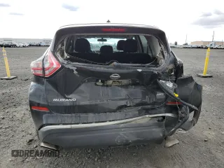 2016 Nissan Murano S with VIN 5N1AZ2MH9GN112388, listed as a Copart auction lot 53969355 with 130,875 mi miles and Salvage Title. Bid and sale history available at carsss.com. Image 6.