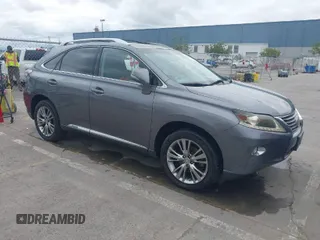 2013 Lexus RX 450h with VIN JTJBC1BA4D2441911, listed as a IAAI auction lot 42060633 with 44,378 mi miles and . Bid and sale history available at DreamBid. Image 1.