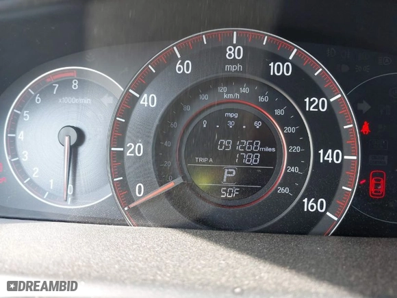 2016 Honda Accord Sedan Sport with VIN 1HGCR2F52GA187930, listed as a IAAI auction lot 41570895 with 91,268 mi miles. Bid and sale history available at carsss.com. Image 16.