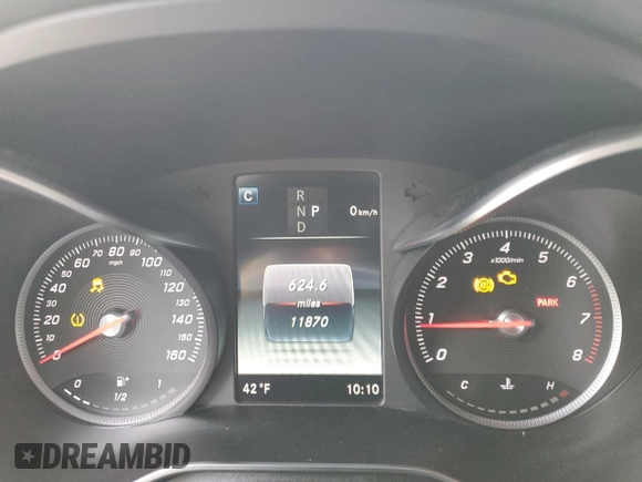2018 Mercedes-Benz GLC with VIN WDC0J4KB4JF408609, listed as a Copart auction lot 43330065 with 11,870 mi miles and Salvage Title. Bid and sale history available at carsss.com. Image 9.