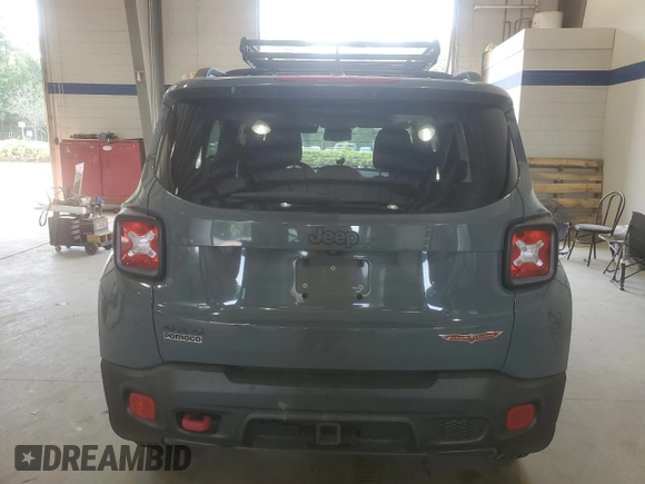 2016 Jeep Renegade Trailhawk with VIN ZACCJBCT2GPC56026, listed as a Copart auction lot 62223445 with 113,915 mi miles and Salvage title. Bid and sale history available at DreamBid. Image 6.