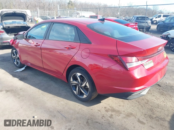 2023 Hyundai Elantra SEL with VIN 5NPLS4AG9PH099487, listed as a IAAI auction lot 41654706 with 14,225 mi miles and . Bid and sale history available at DreamBid. Image 3.