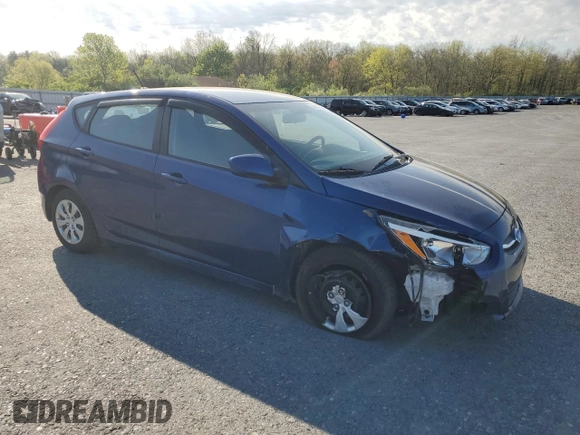 2017 Hyundai Accent SE with VIN KMHCT5AE7HU313588, listed as a Copart auction lot 54993785 with 81,563 mi miles and Clean Title. Bid and sale history available at carsss.com. Image 4.