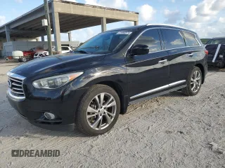 2013 Infiniti JX35 with VIN 5N1AL0MMXDC318989, listed as a Copart auction lot 77993874 with 51,097 mi miles and Non Repairable. Bid and sale history available at carsss.com. Image 1.