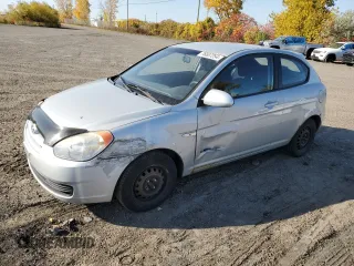 2009 Hyundai Accent Man L with VIN KMHCN35C69U143104, listed as a Copart auction lot 76607254 with 145,844 mi miles and Salvage Title. Bid and sale history available at carsss.com. Image 1.